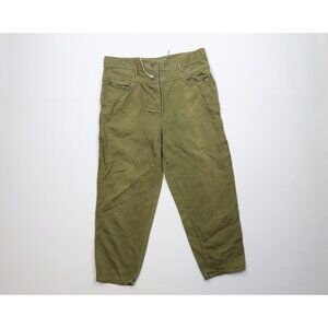 Vtg 80s 90s Streetwear Womens Large Distressed Military Style High Waist Pants